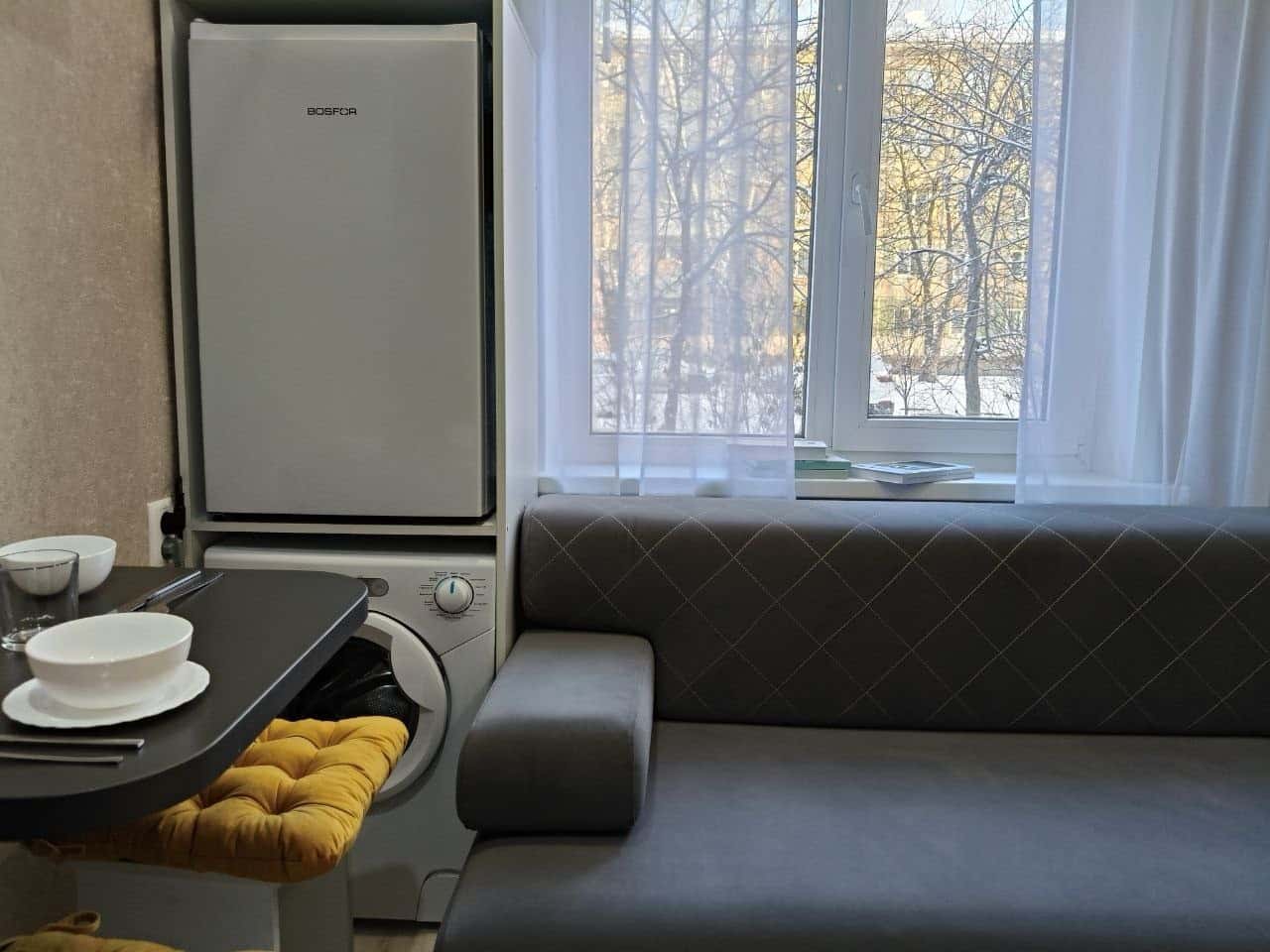 Квартира-студия посуточно в Красноярске, ул. Новая, 24 4