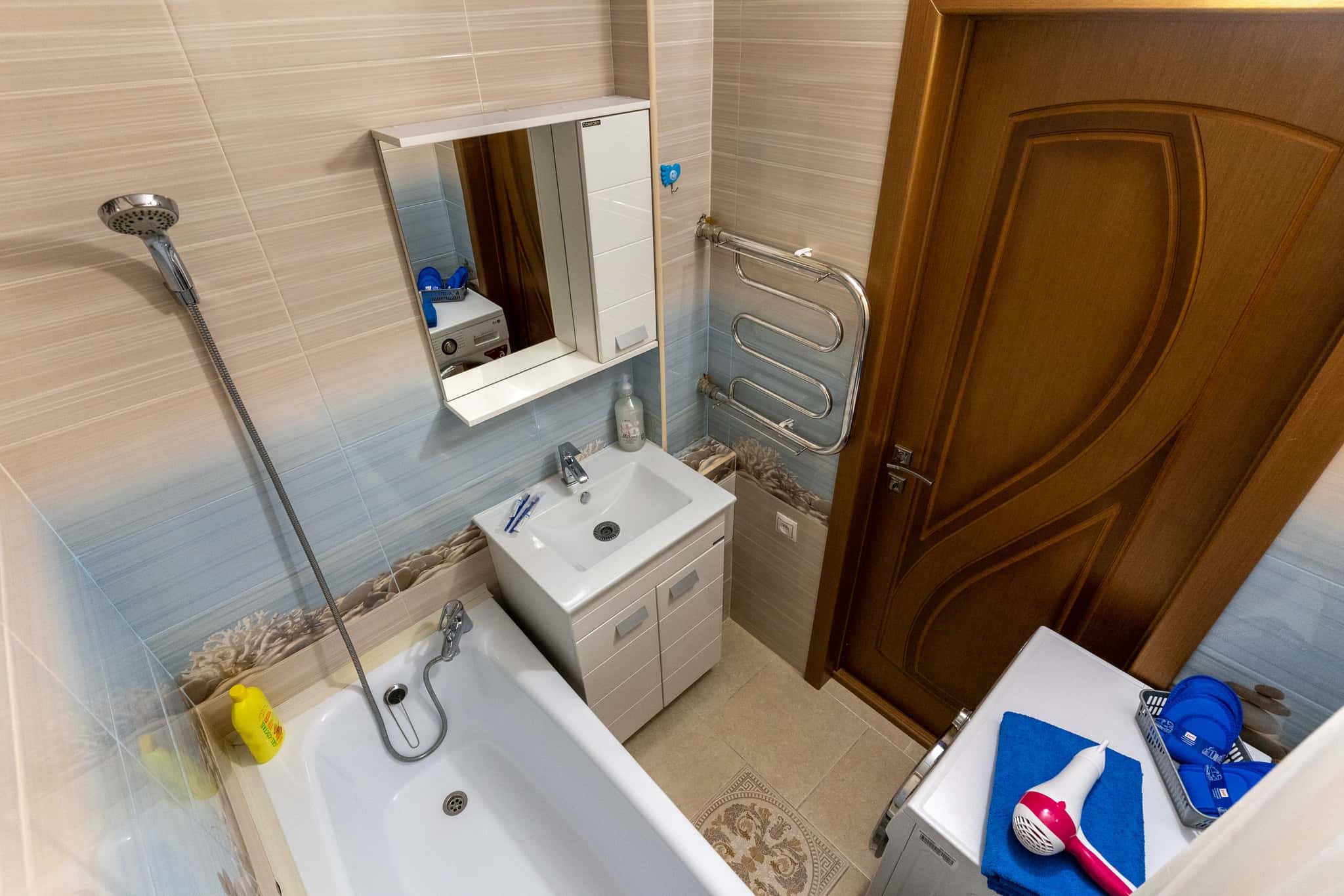 1-комнатная квартира посуточно, Тюмень, ул. Николая Зелинского, д. 1к1 15