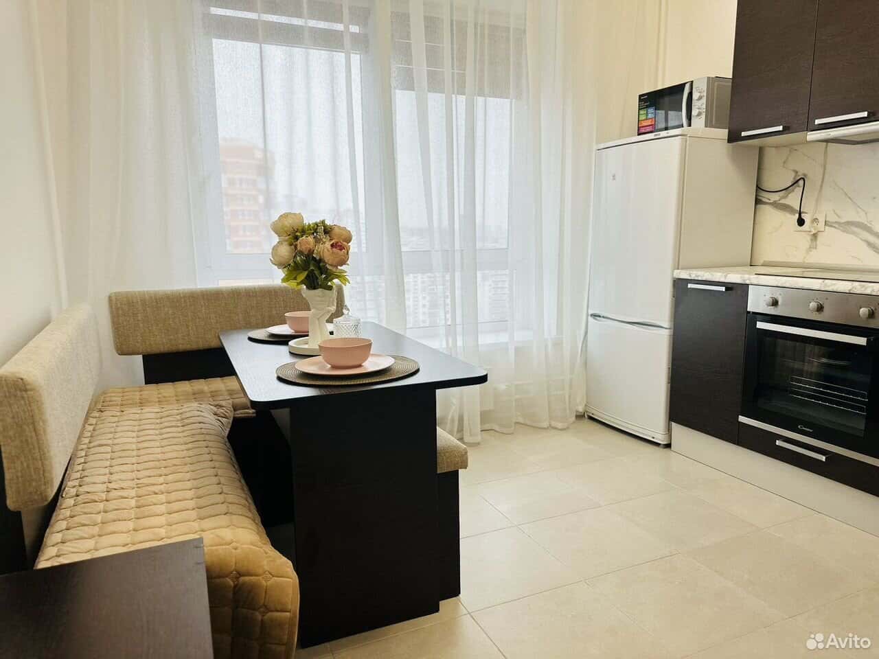 1-комнатная квартира посуточно, Москва, ул. Маршала Сергеева, 3 12