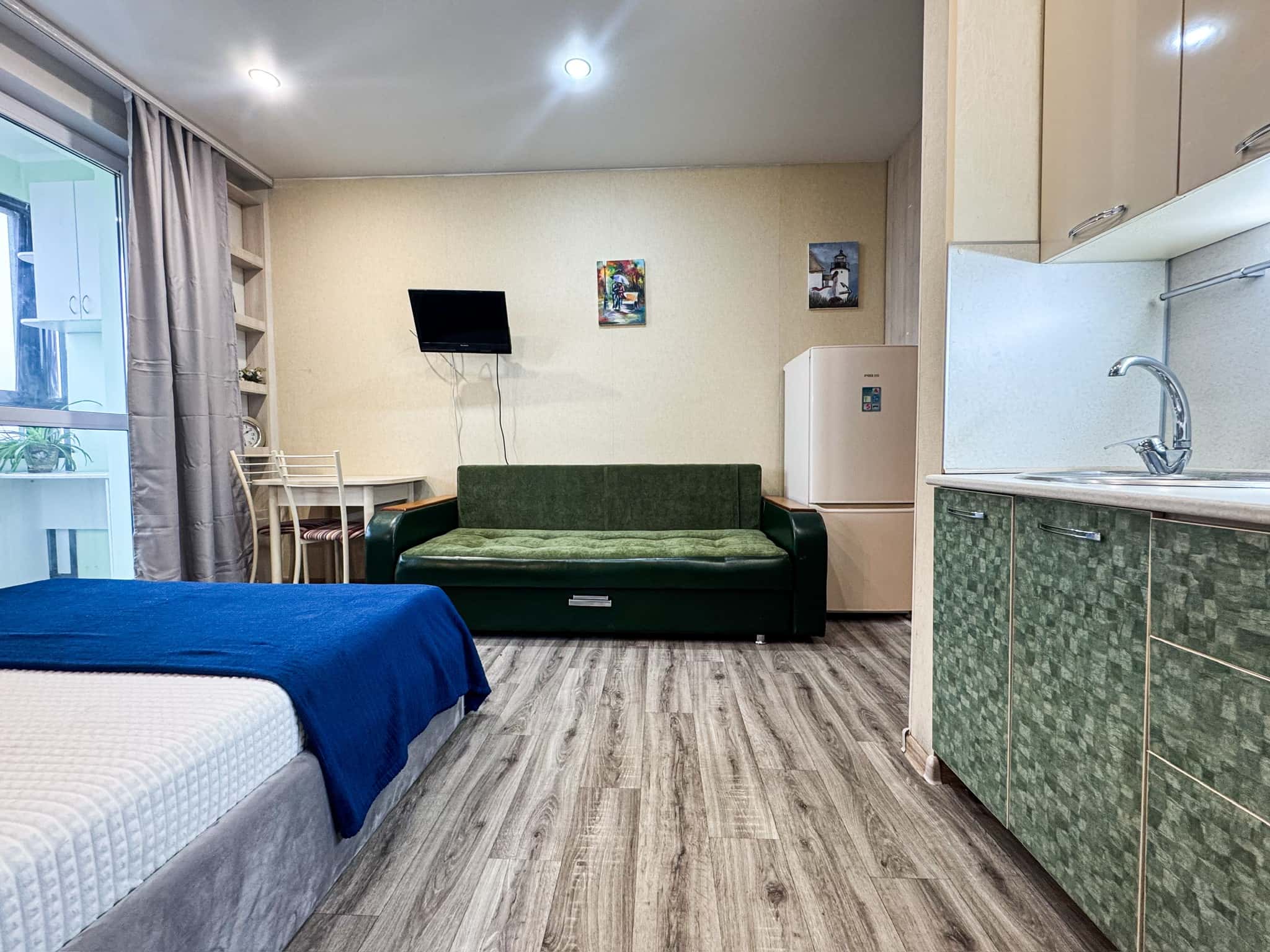 Квартира-студия посуточно, Рязань, Московское шоссе, 33к3 6