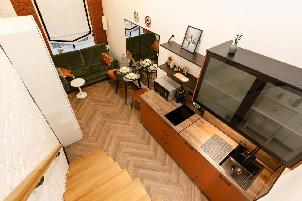 Квартира-студия посуточно, Москва, Страстной бульвар, 12с1 2