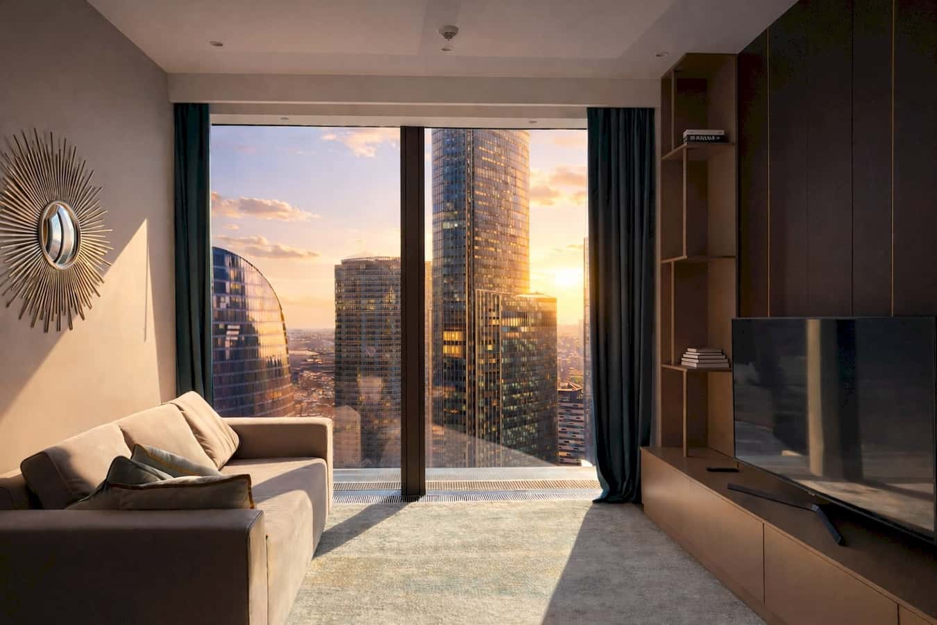 2-комн. квартира посуточно, 75 м2, этаж 20+ из 20+ 3