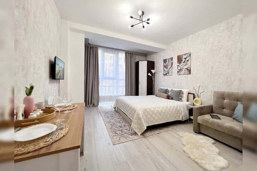 1-комнатная квартира посуточно в Санкт-Петербурге, ул. Кустодиева, 5к1