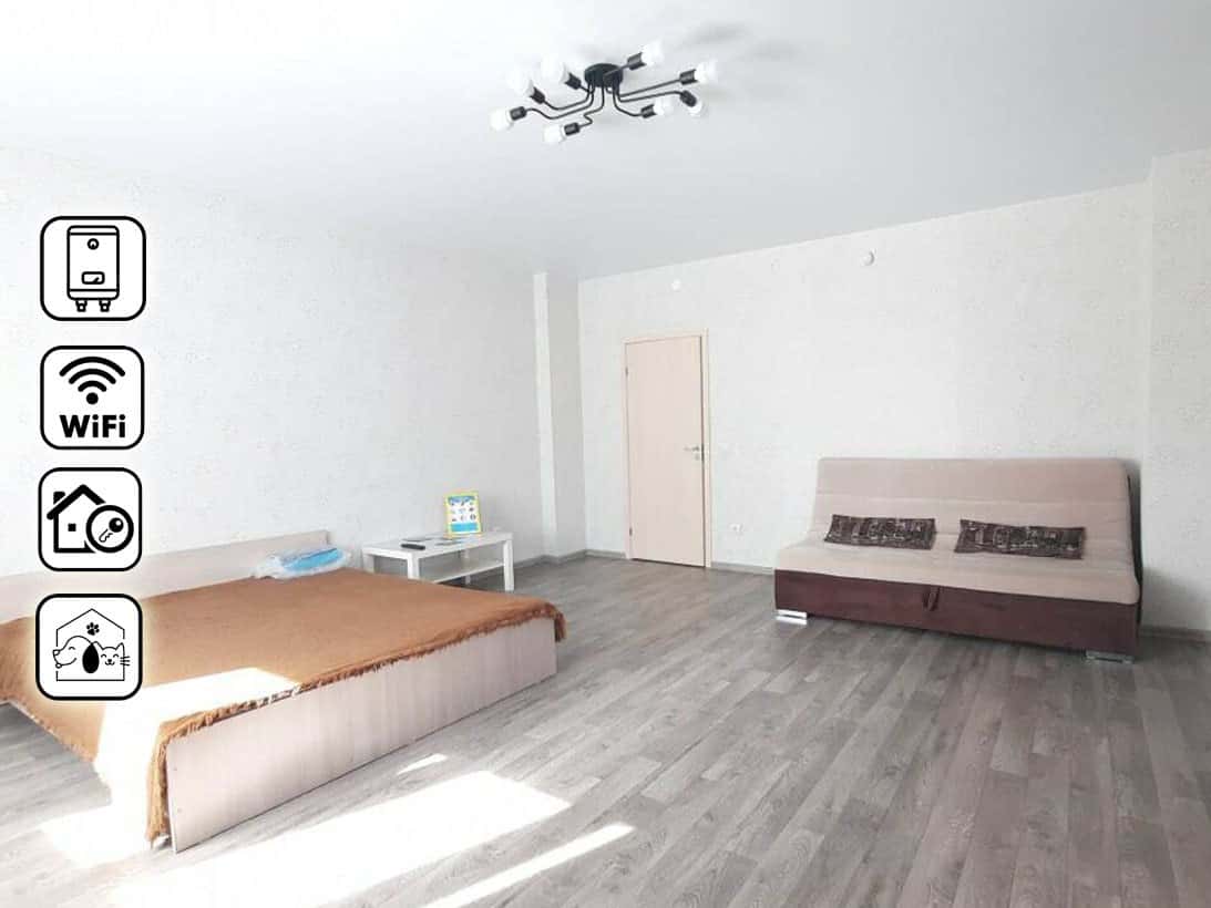 1-комнатная квартира посуточно в Красноярске, пер. Светлогорский, 10г