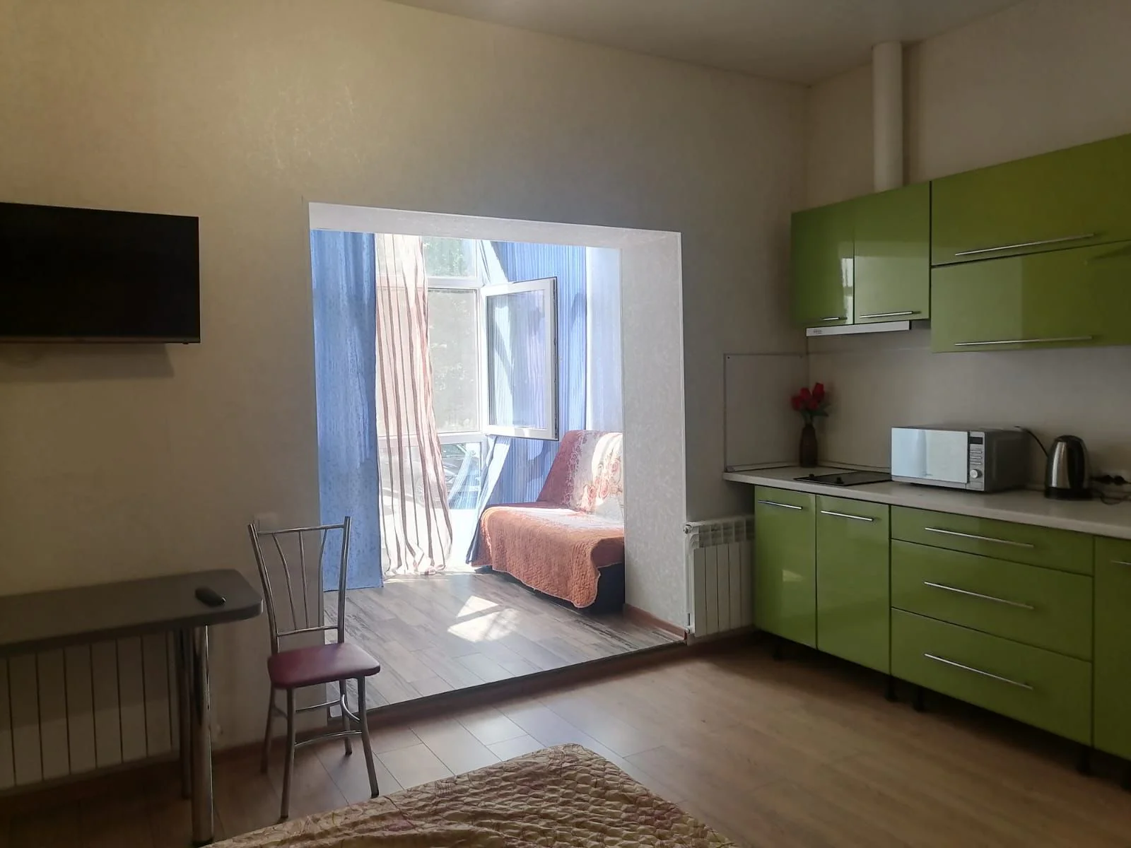 Снять 1-комнатную квартиру посуточно в Уфе у клиники Мулдашева (Зорге 61/1) 5