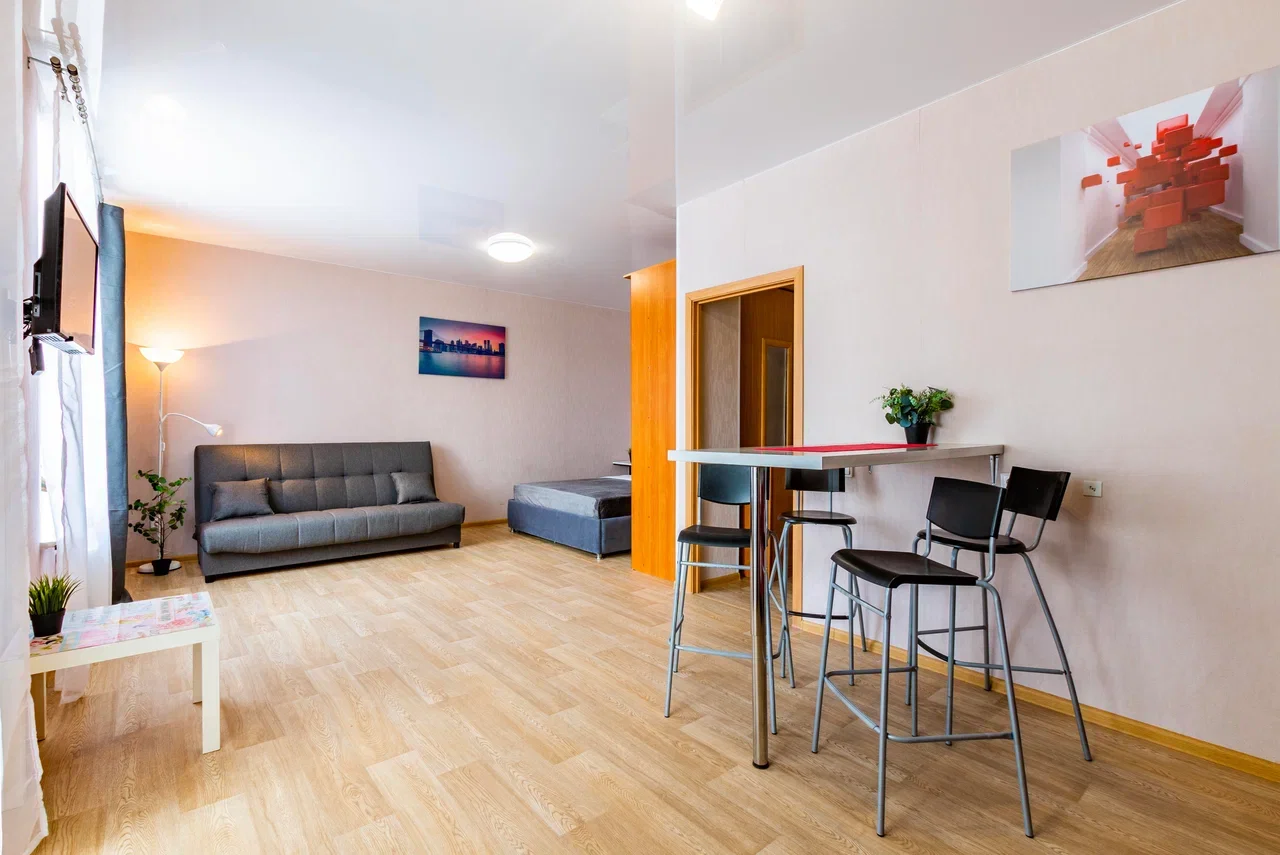 Снять квартиру-студию в Екатеринбурге микрорайон Ботанический посуточно 7