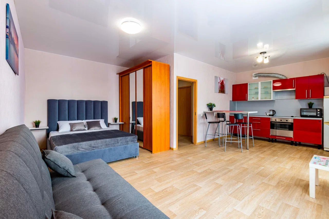 Снять квартиру-студию в Екатеринбурге микрорайон Ботанический посуточно 8