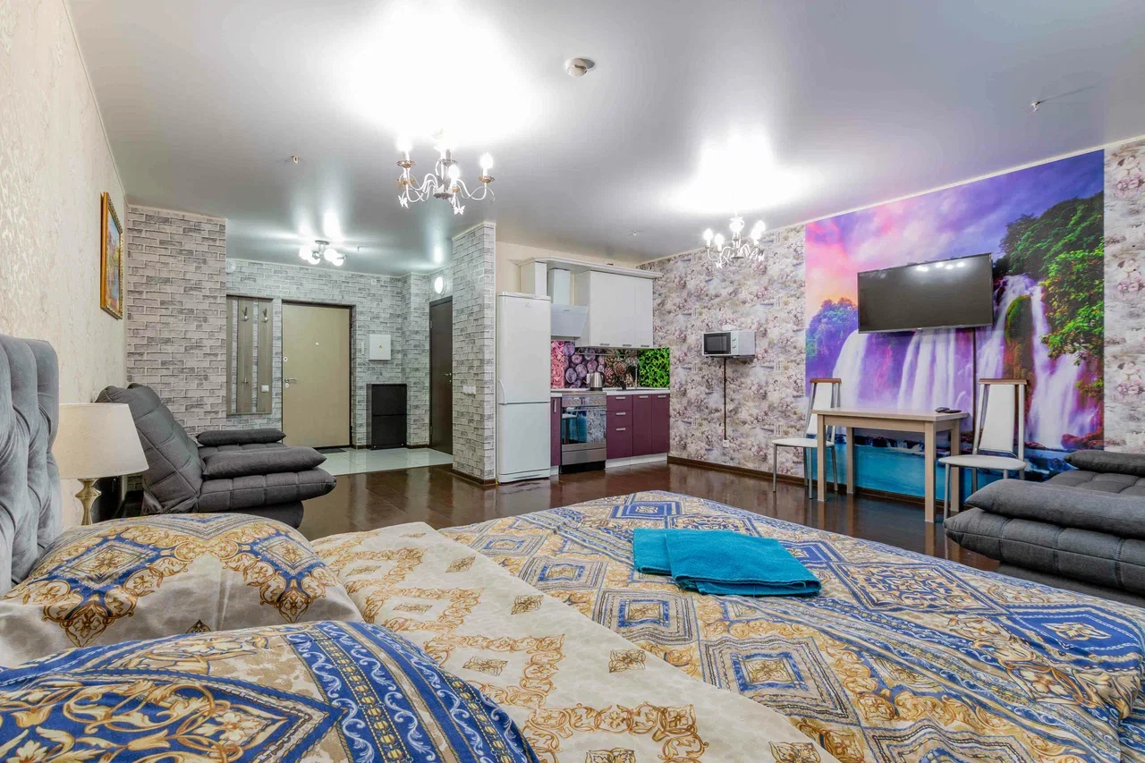 Снять квартиру-студию в Екатеринбурге микрорайон Шарташский посуточно 4