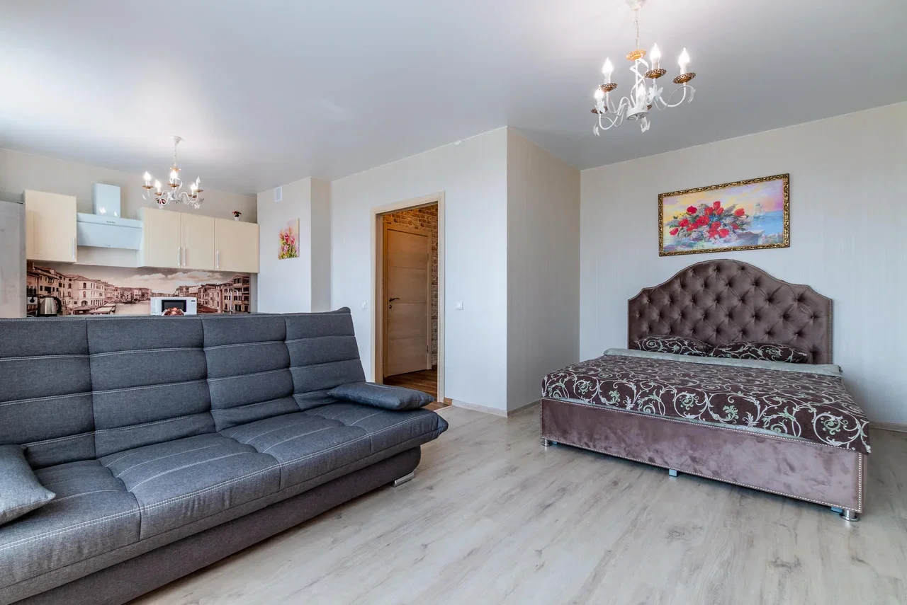 Снять квартиру-студию в Екатеринбурге у метро Ботаническая посуточно 2