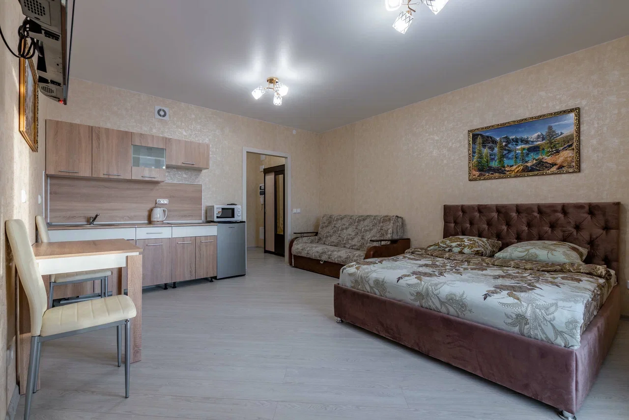 Снять квартиру-студию в Екатеринбурге у метро Чкаловская посуточно 9