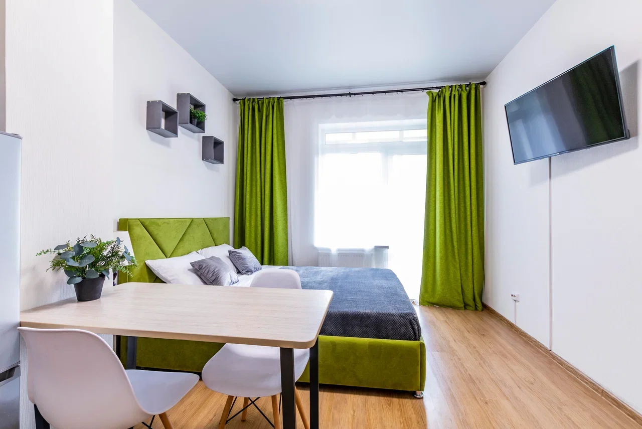 Снять квартиру-студию в Екатеринбурге у метро Чкаловская посуточно 8