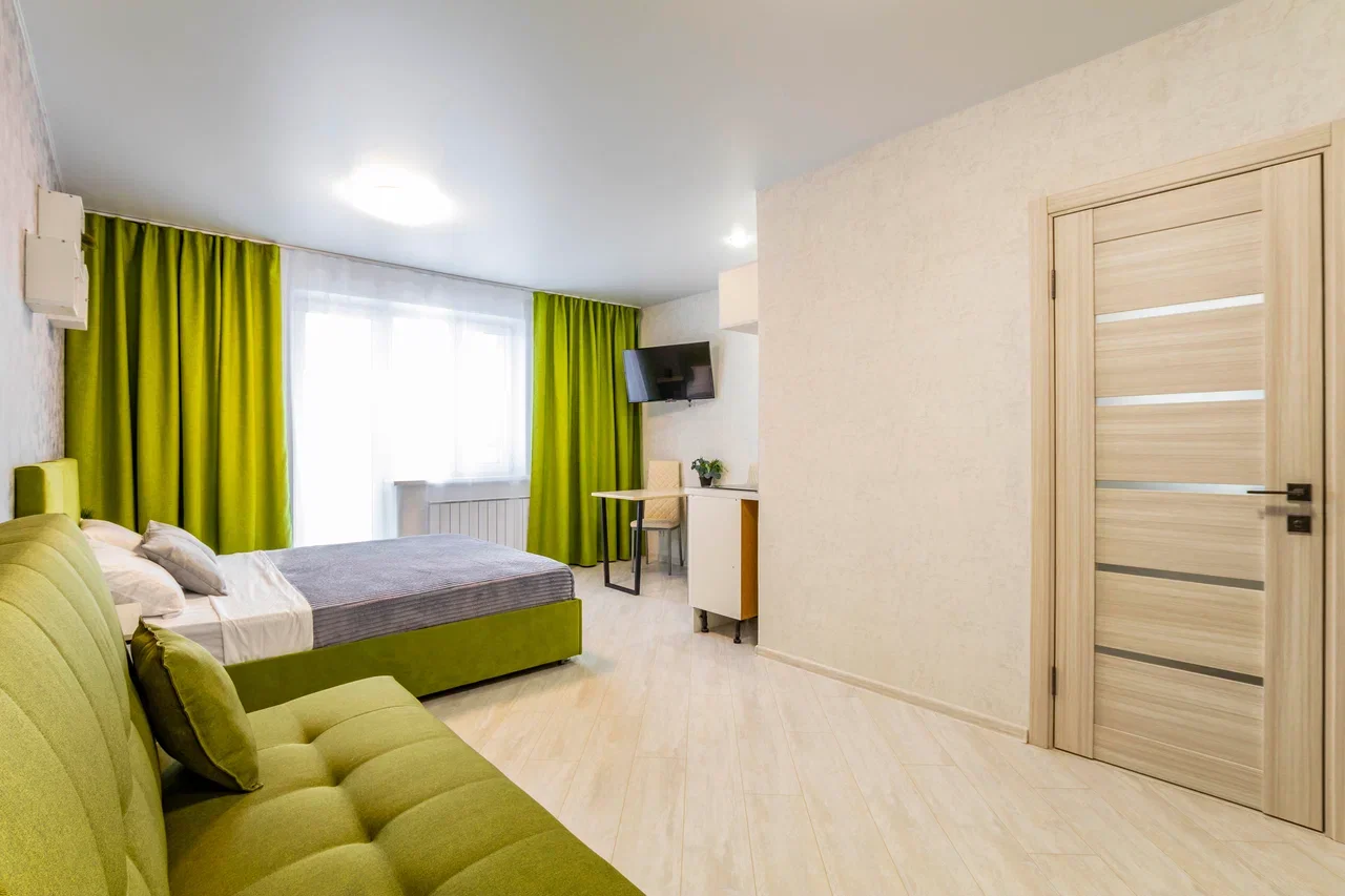 Снять квартиру-студию в Екатеринбурге рядом с аэропортом Кольцово посуточно 7