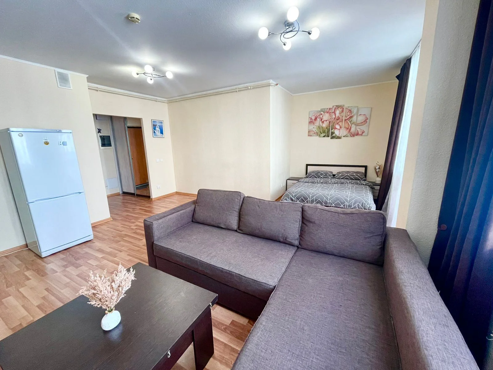 Аренда Квартиры-студии в Екатеринбурге, м. Уралмаш, рядом с РГППУ Посуточно 4