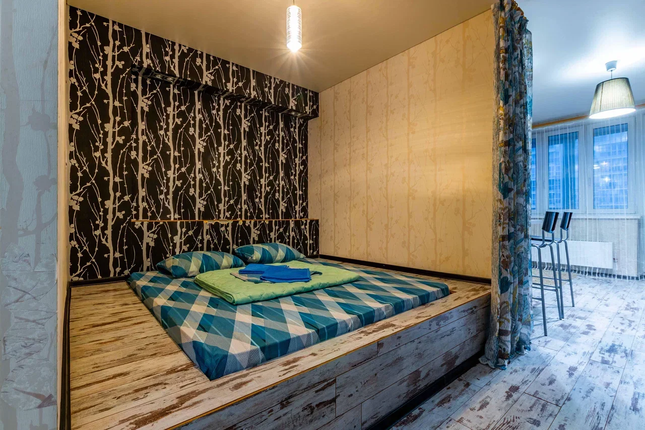 Снять квартиру-студию в Екатеринбурге, м. Чкаловская, Южный Автовокзал Посуточно 8