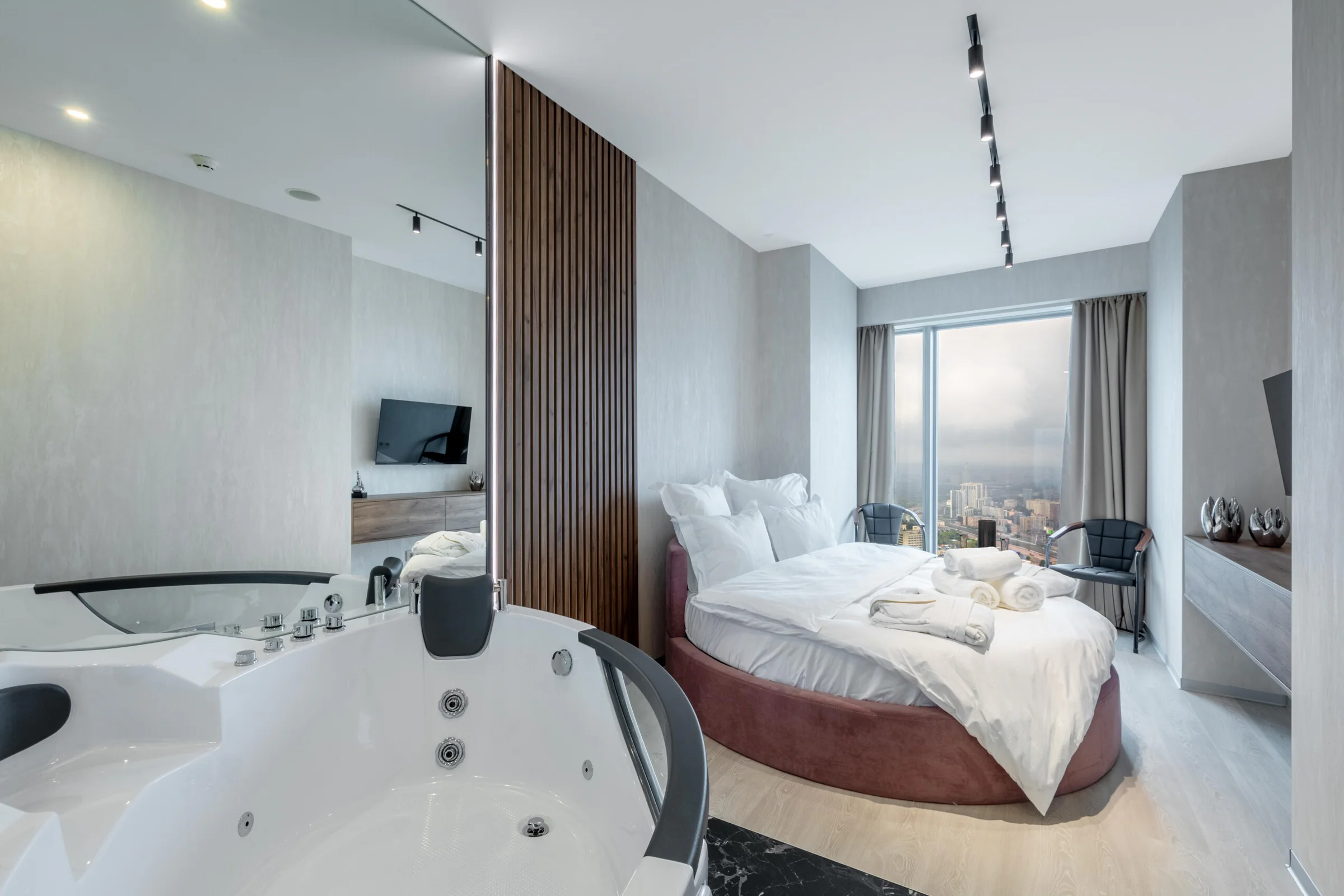 🏙 Снять квартиру в Москва-Сити посуточно — Башня ОКО с джакузи 2