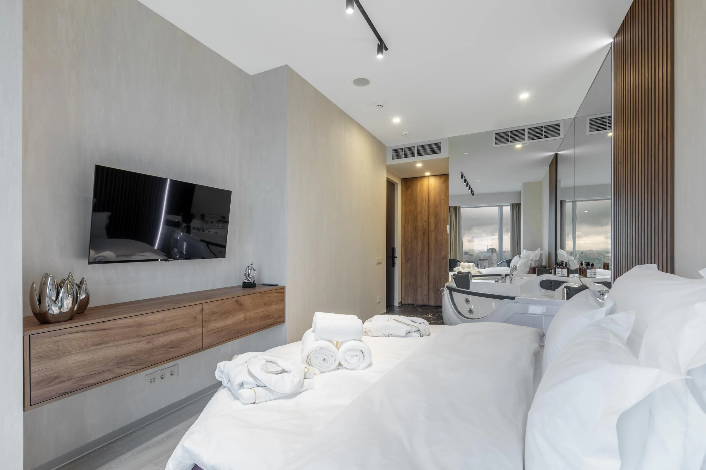 🏙 Снять квартиру в Москва-Сити посуточно — Башня ОКО с джакузи 5