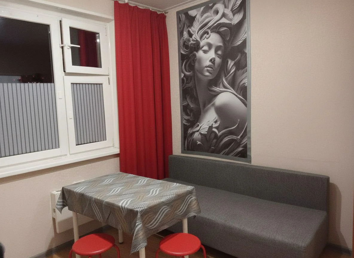 1-комнатная квартира посуточно в 15 мин. от метро 4