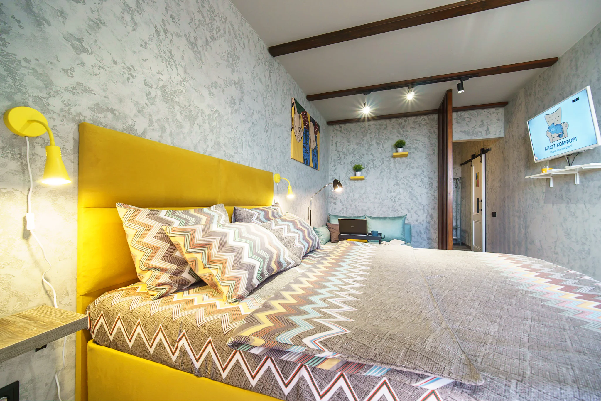 Квартира Студия Апарт Комфорт Лофт-Дизайн в ЖК Мозаика 3