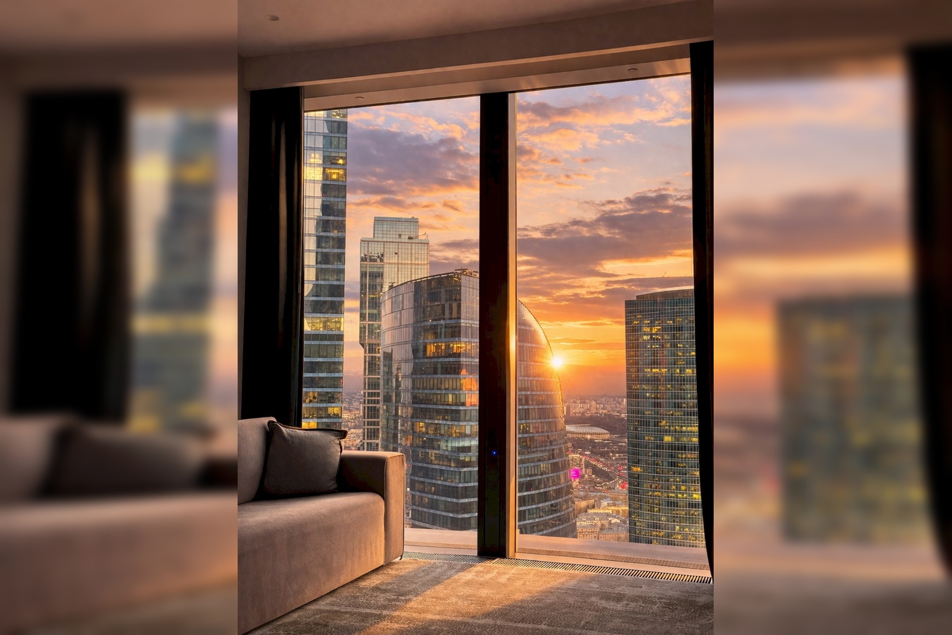 2-комн. квартира посуточно, 75 м2, этаж 20+ из 20+ 10