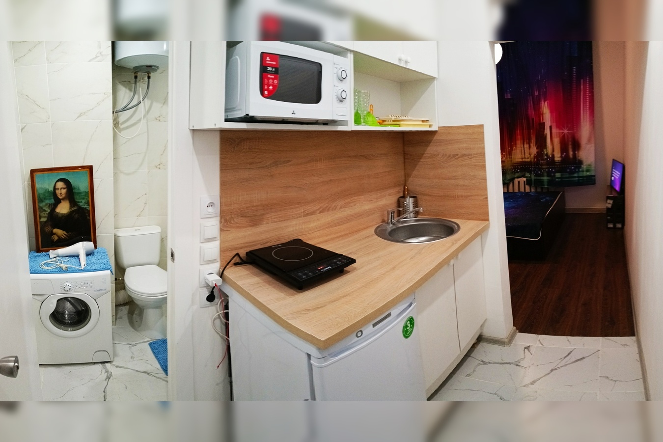 1-комн. квартира посуточно, 16 м2, этаж 2 из 2 6