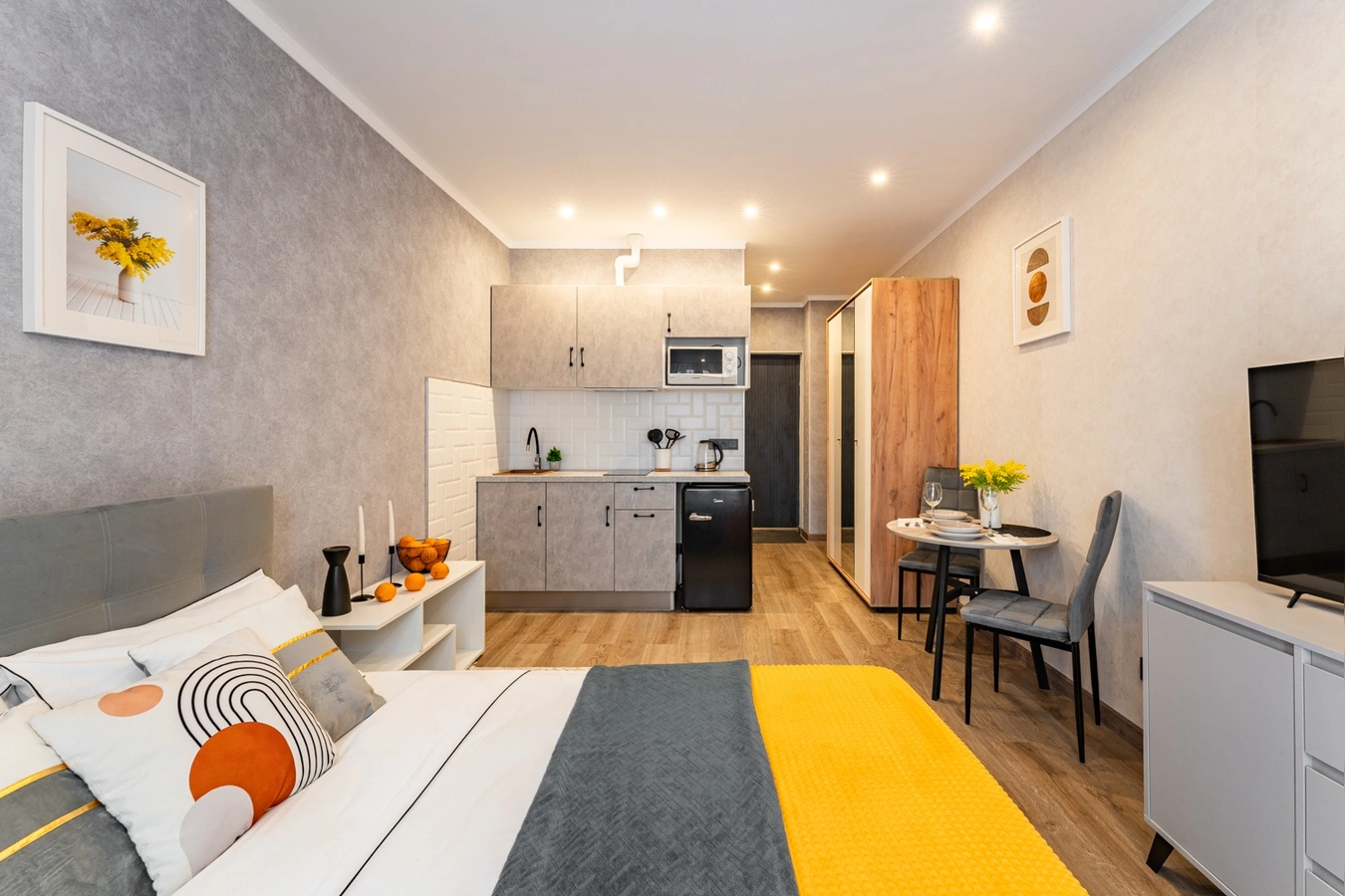 Снять квартиру-студию 20 м² посуточно в Москве — метро Нижегородская 4