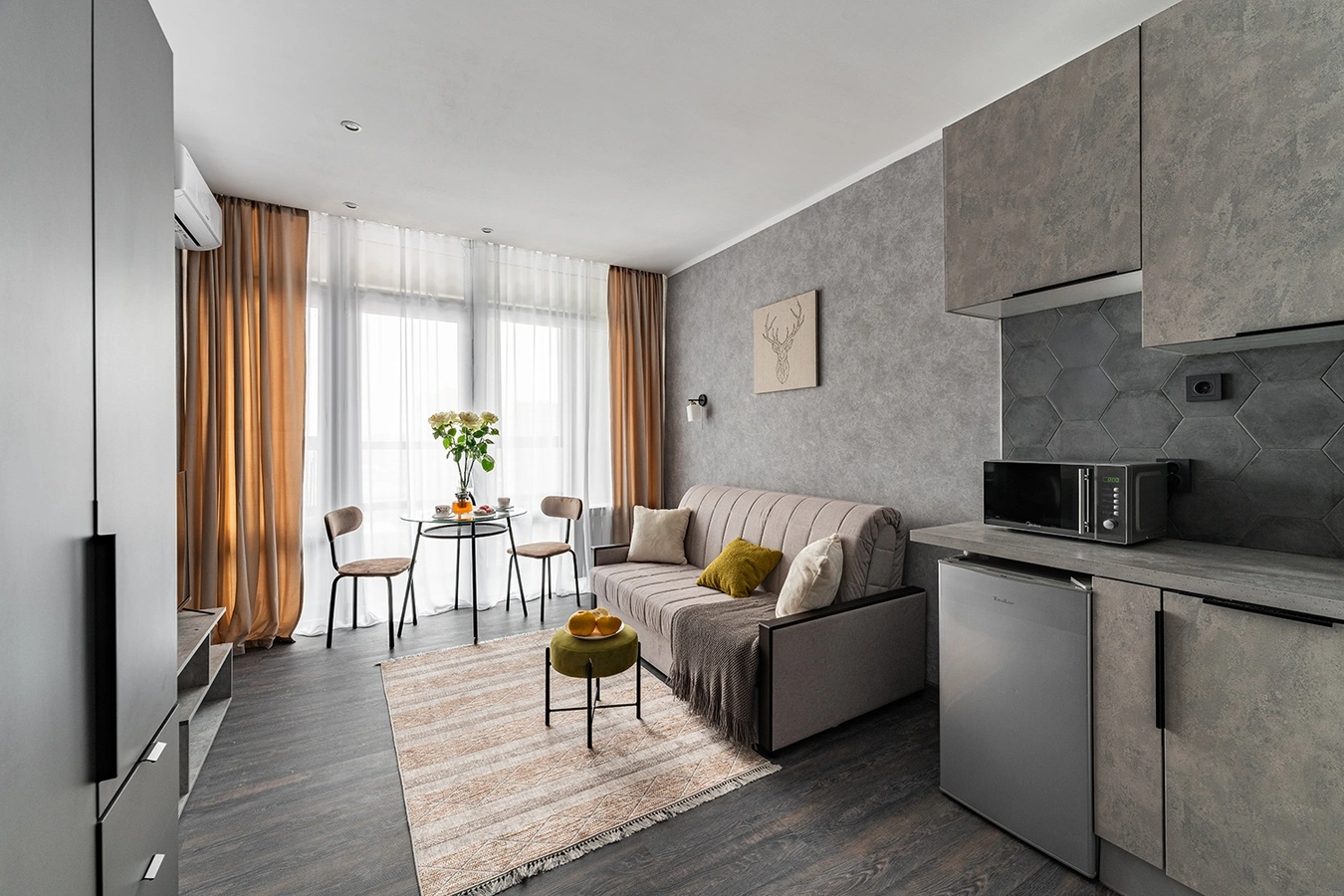 Квартира-студия посуточно в Москве — метро Нижегородская, 19 м², вид на город 2