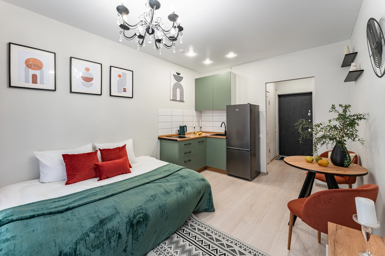 Квартира-студия посуточно в Москве — метро Нижегородская, 19 м², 10/20 этаж 3