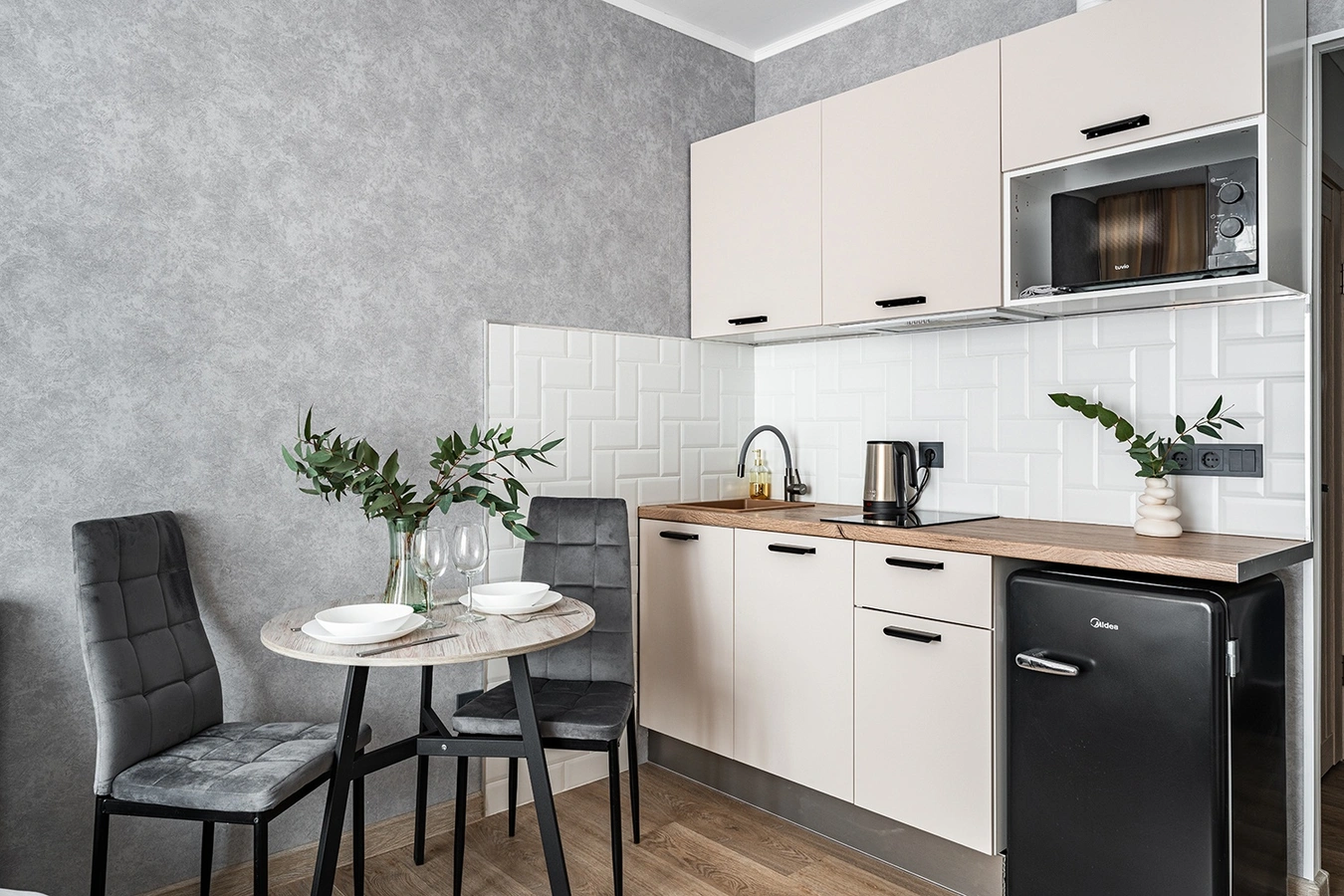 Снять квартиру-студию 20 м² посуточно в Москве — 6 мин пешком до м. Нижегородская 7