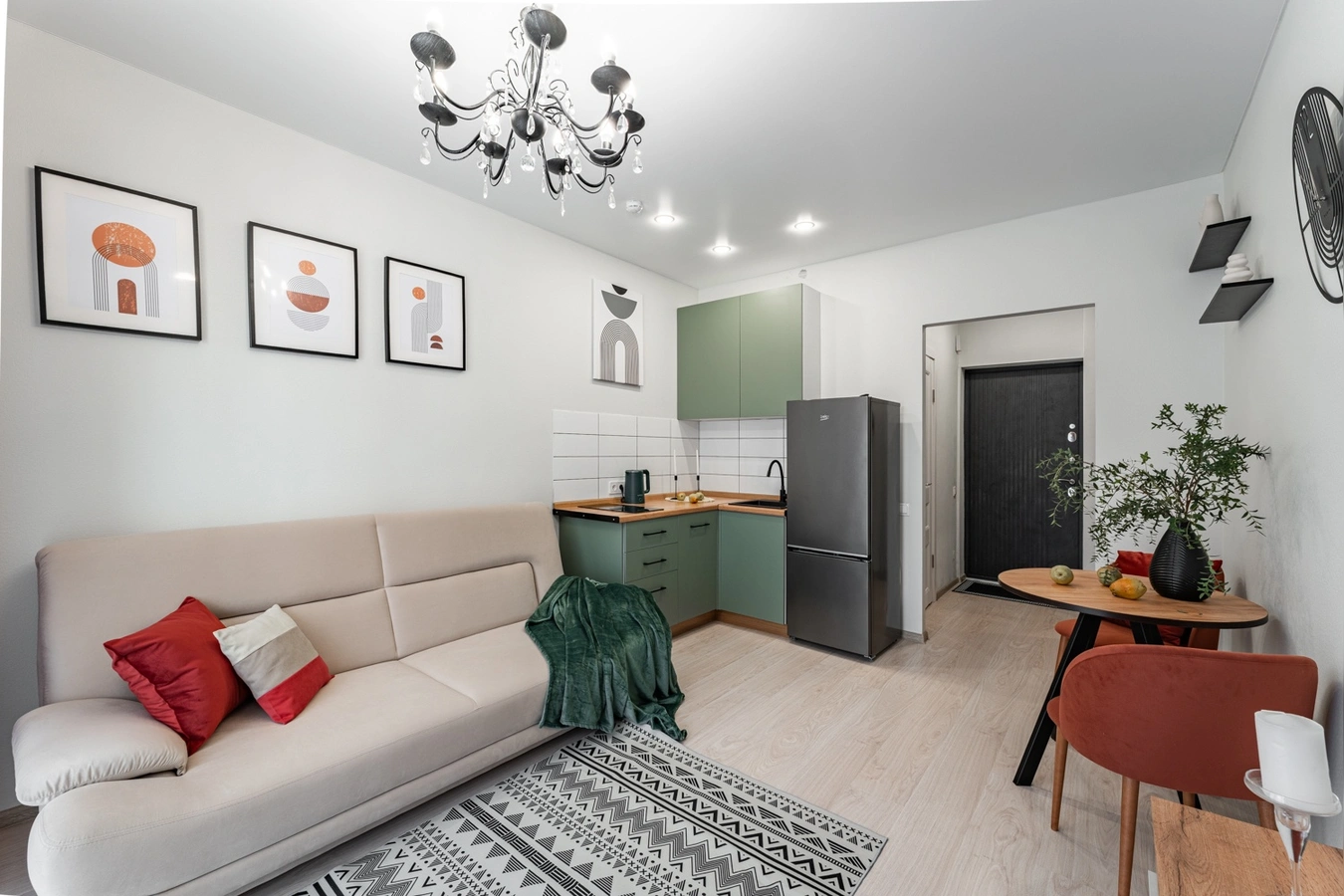 Квартира-студия посуточно в Москве — метро Нижегородская, 19 м², 10/20 этаж 8