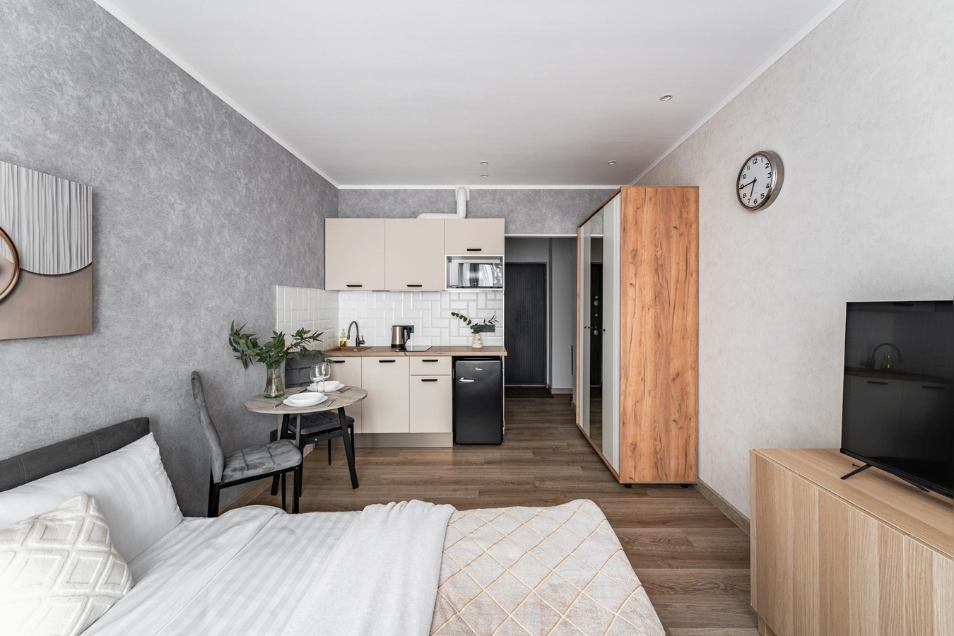 Снять квартиру-студию 20 м² посуточно в Москве — 6 мин пешком до м. Нижегородская 9