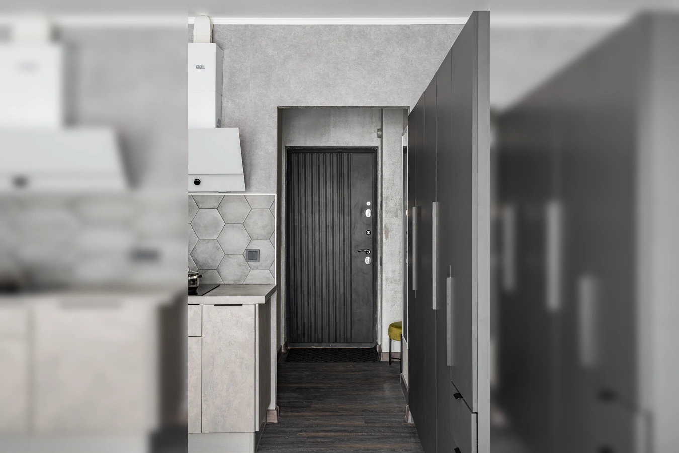 Квартира-студия посуточно в Москве — метро Нижегородская, 19 м², вид на город 15